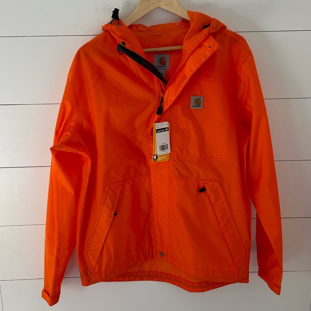 Carhartt Orange Raincoat